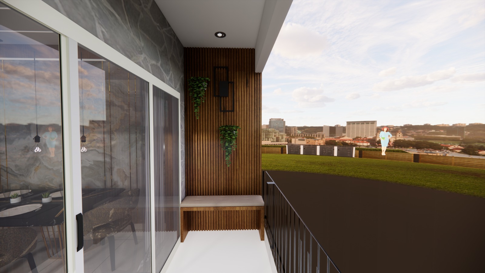 Balconies interior design - Balcony 01