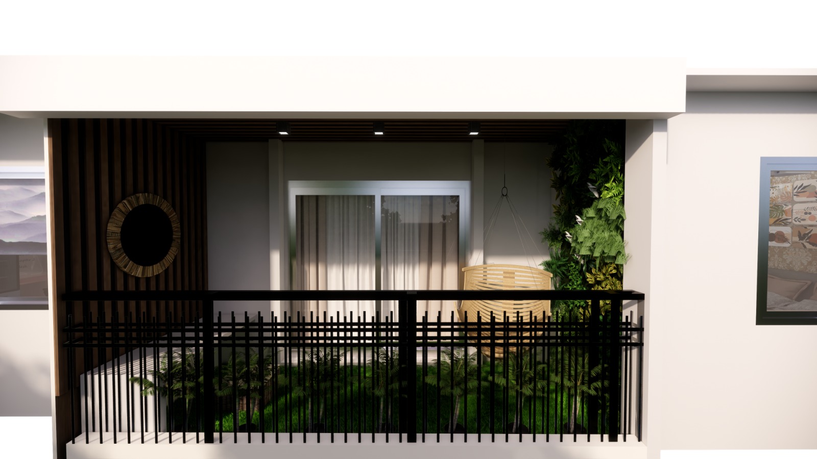 Balconies interior design - Balcony 02