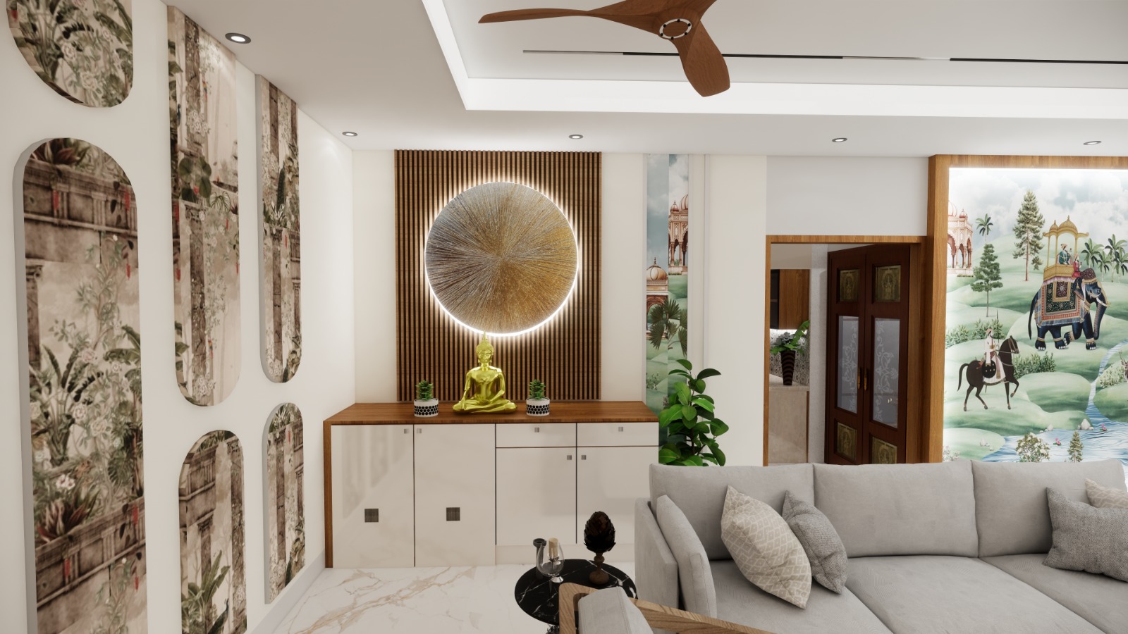 Living Rooms interior design - Living Room 06