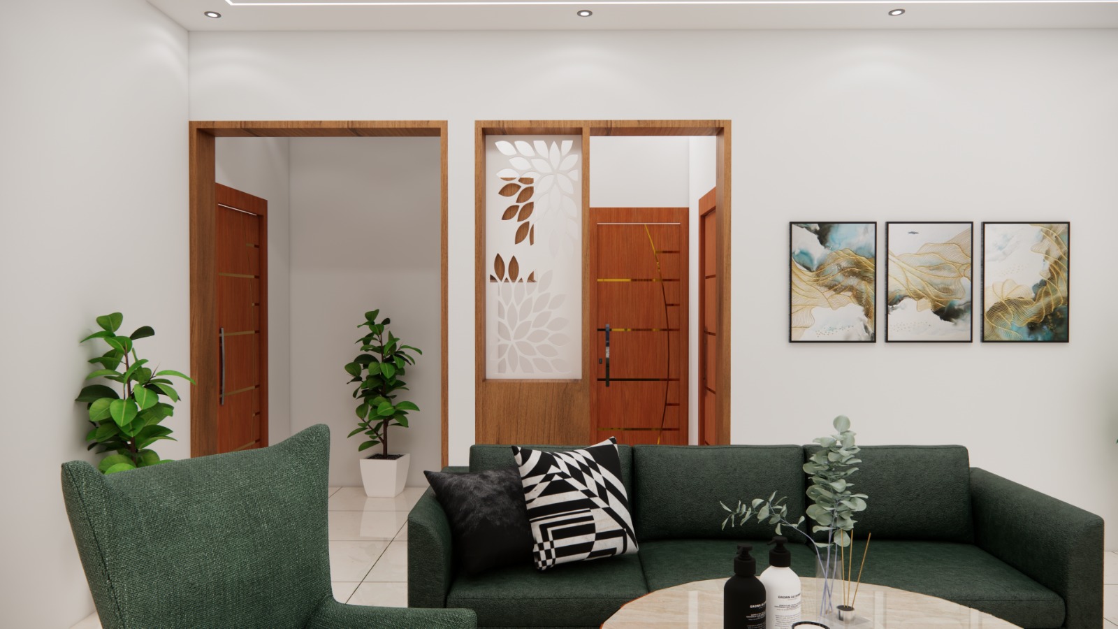 Living Rooms interior design - Living Room 07