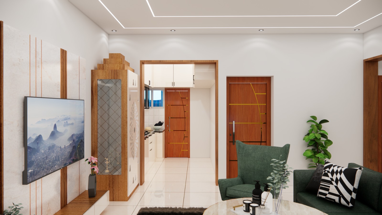 Living Rooms interior design - Living Room 08