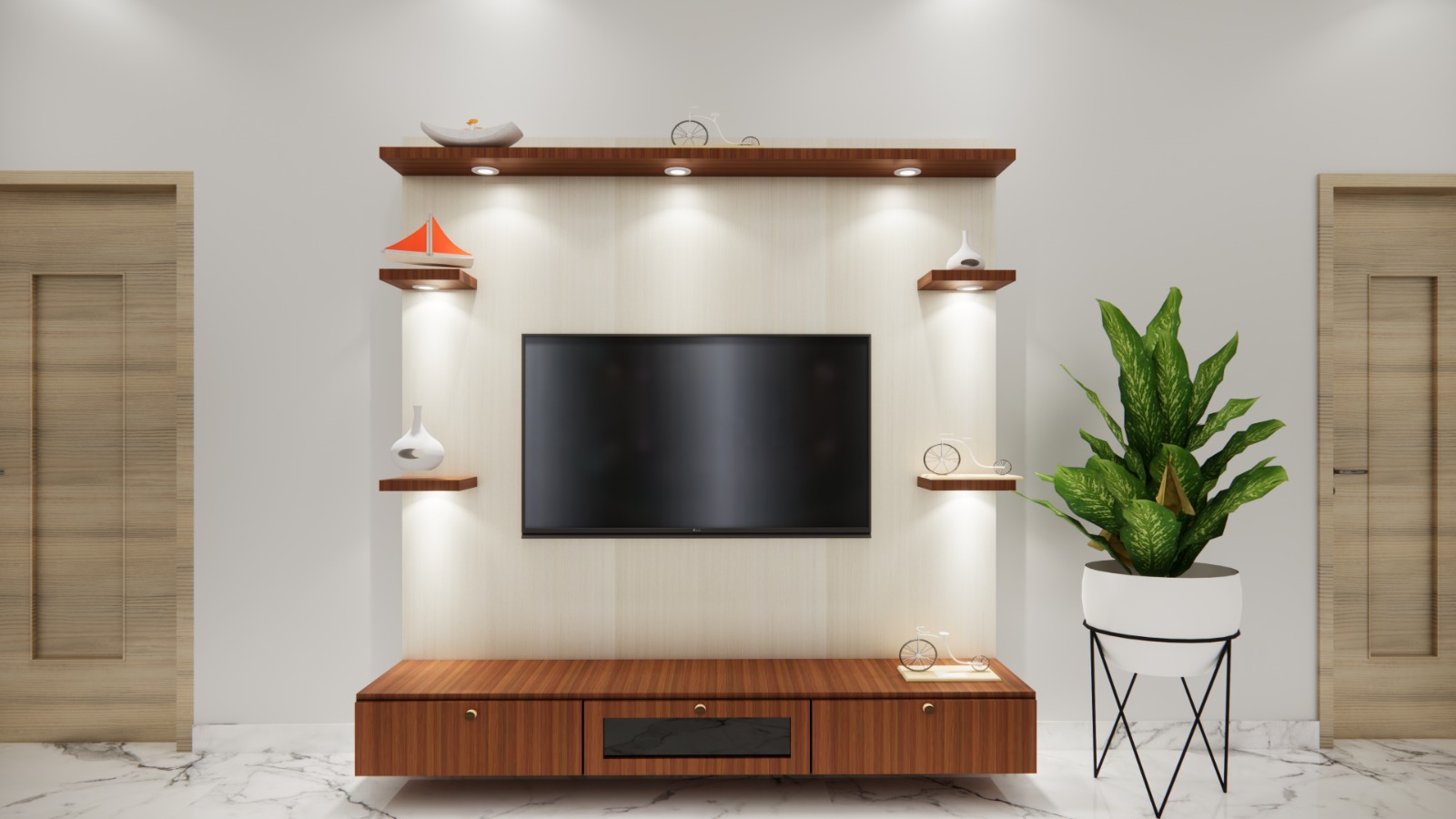 TV Units interior design - Tv Unit 09