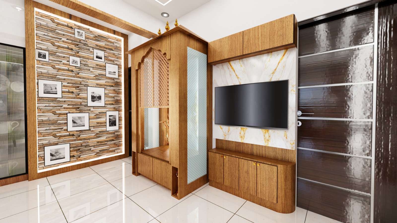 TV Units interior design - Tv Unit 12