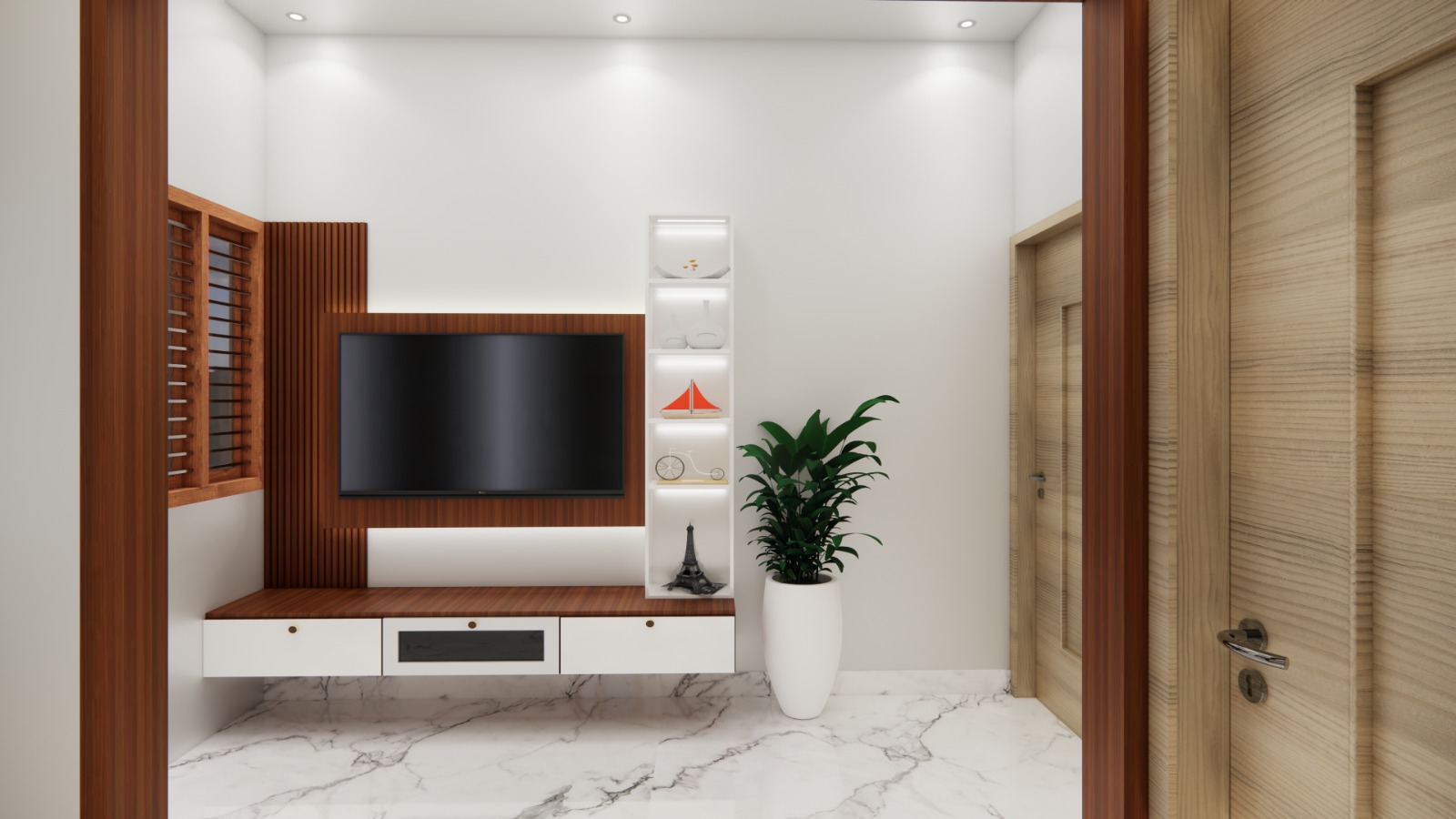 TV Units interior design - Tv Unit 14